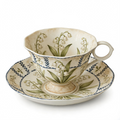 Vintage Lily of the Valley Ceramic Tea Cup and Saucer Set